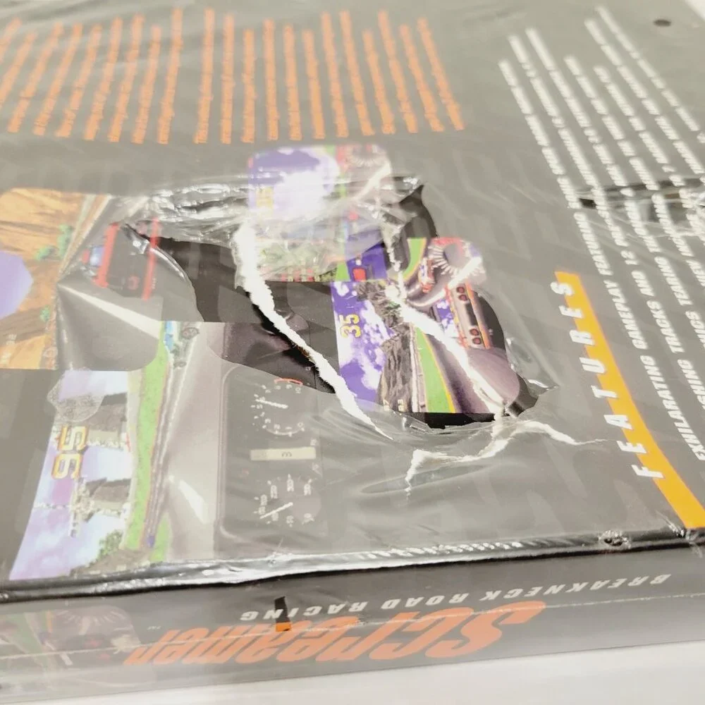 Screamer Breakneck Road Racing (PC, 1995) Box Is Damaged